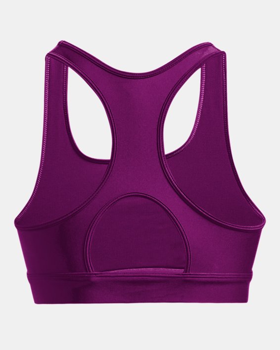 Women's Armour Bra Mid Padless, Purple, pdpMainDesktop image number 11
